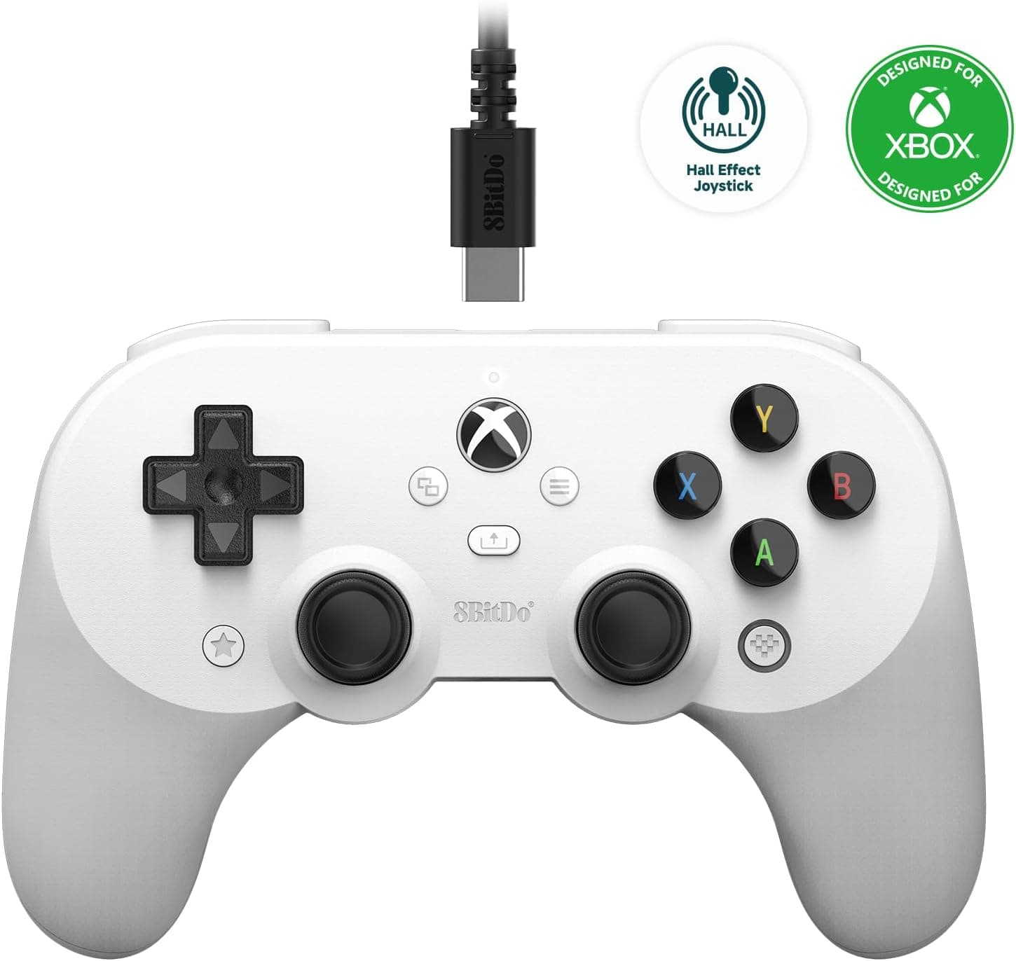 8bitDo Pro 2 Xboxの有線コントローラー