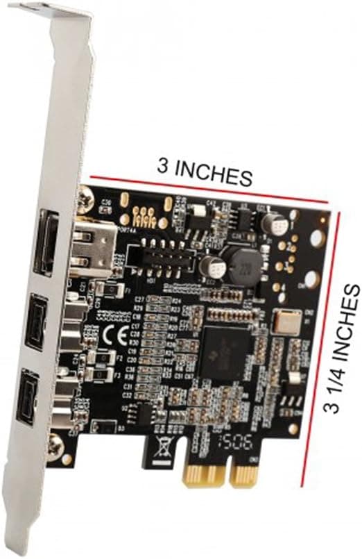 LOW PROFILE PCIE 1394B