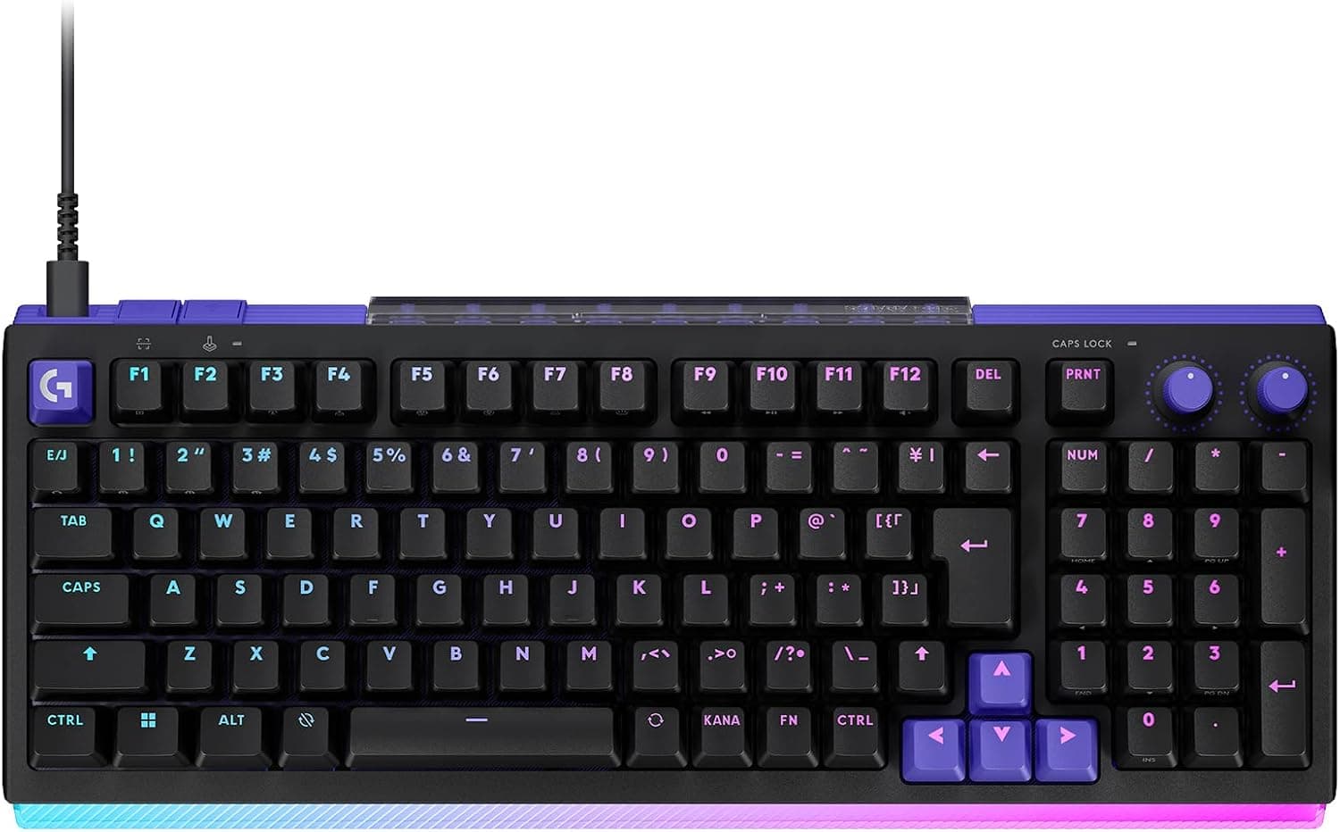 Logicool G 8000Hz ラピッドトリガー ホットスワップ G512 X 98 ゲーミングキーボードリニアガスケットマウント日本語配列 G512X-98-LNBK アクチュエーションポイント調整可能有線磁気式アナログスイッチメカニカル LIGHTSYNC RGB テンキー ゲーミングキーボード