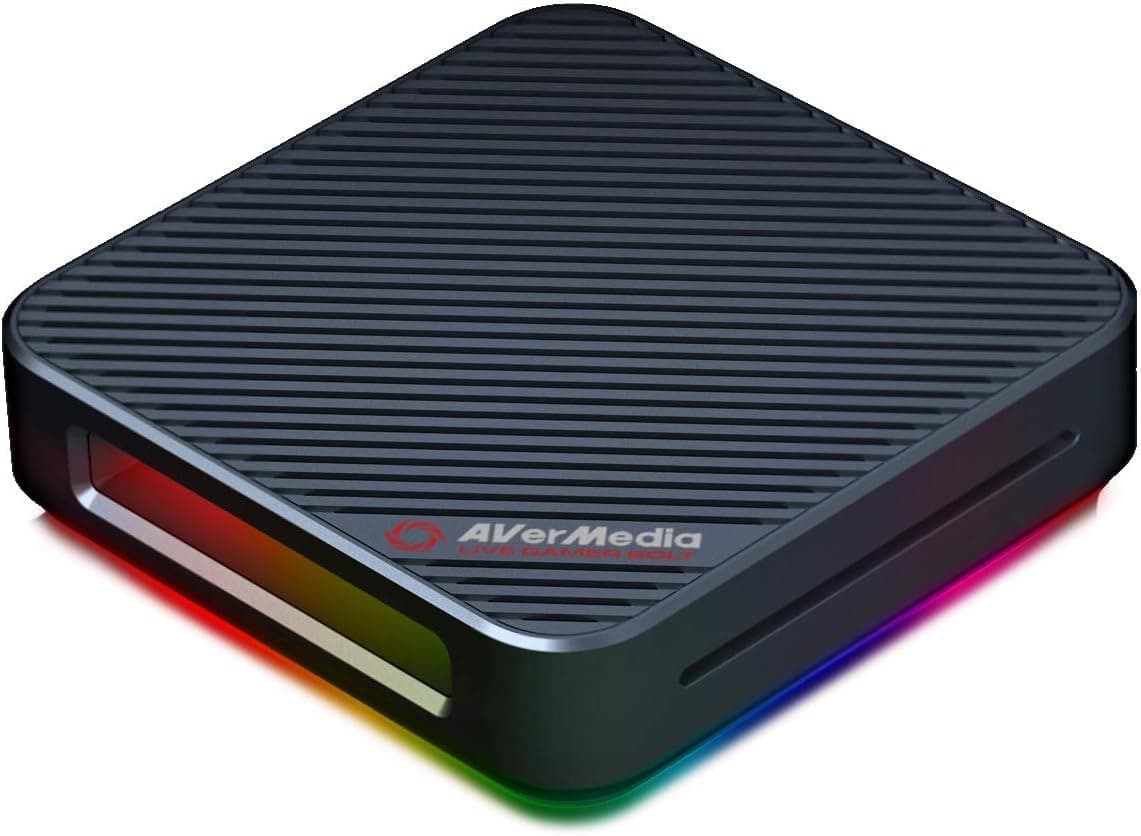 AVERMEDIA AVerMeda Live Gamer BOLT GC555 外付けゲームキャプチャー [4K HDR 60p対応] パススルー機能付 Thunderbolt3接続 DV528