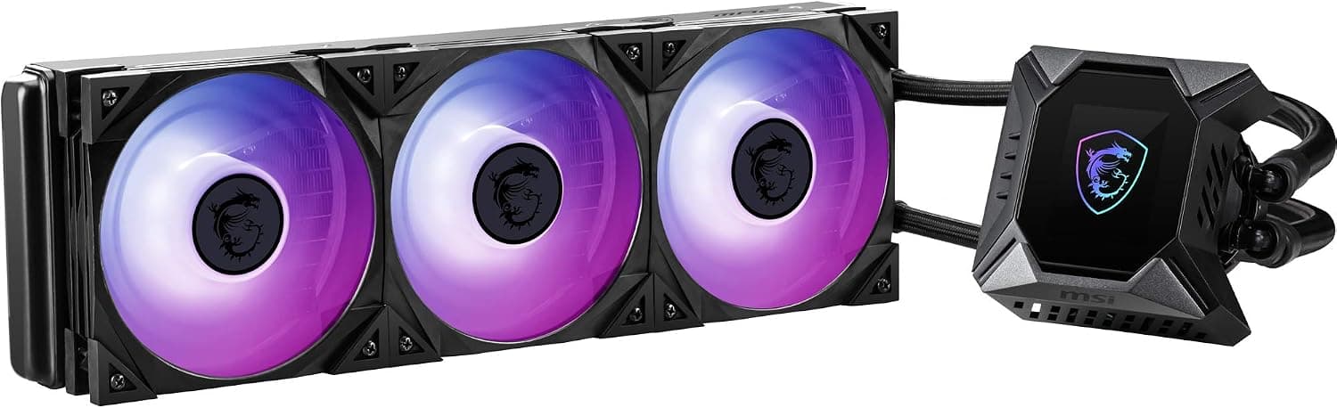 MSI MPG CORELIQUID K360 簡易水冷CPUクーラー 液晶モニタ搭載 ARGB対応 360mm FN1562