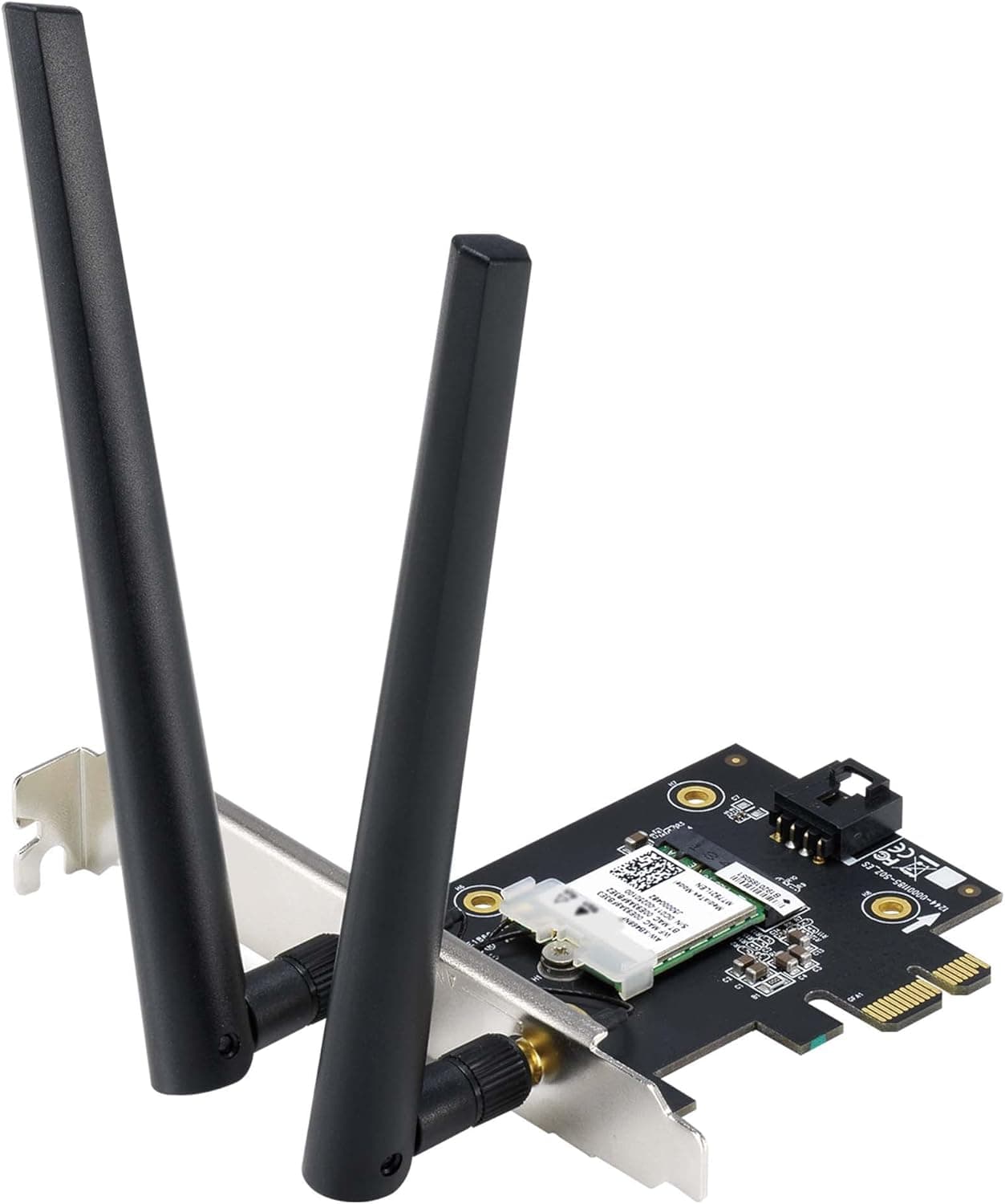 ASUS PCE-AXE5400 WiFi6 6E PCI-E Adapter with 2 External Antennas. Supporting 6GHz Band