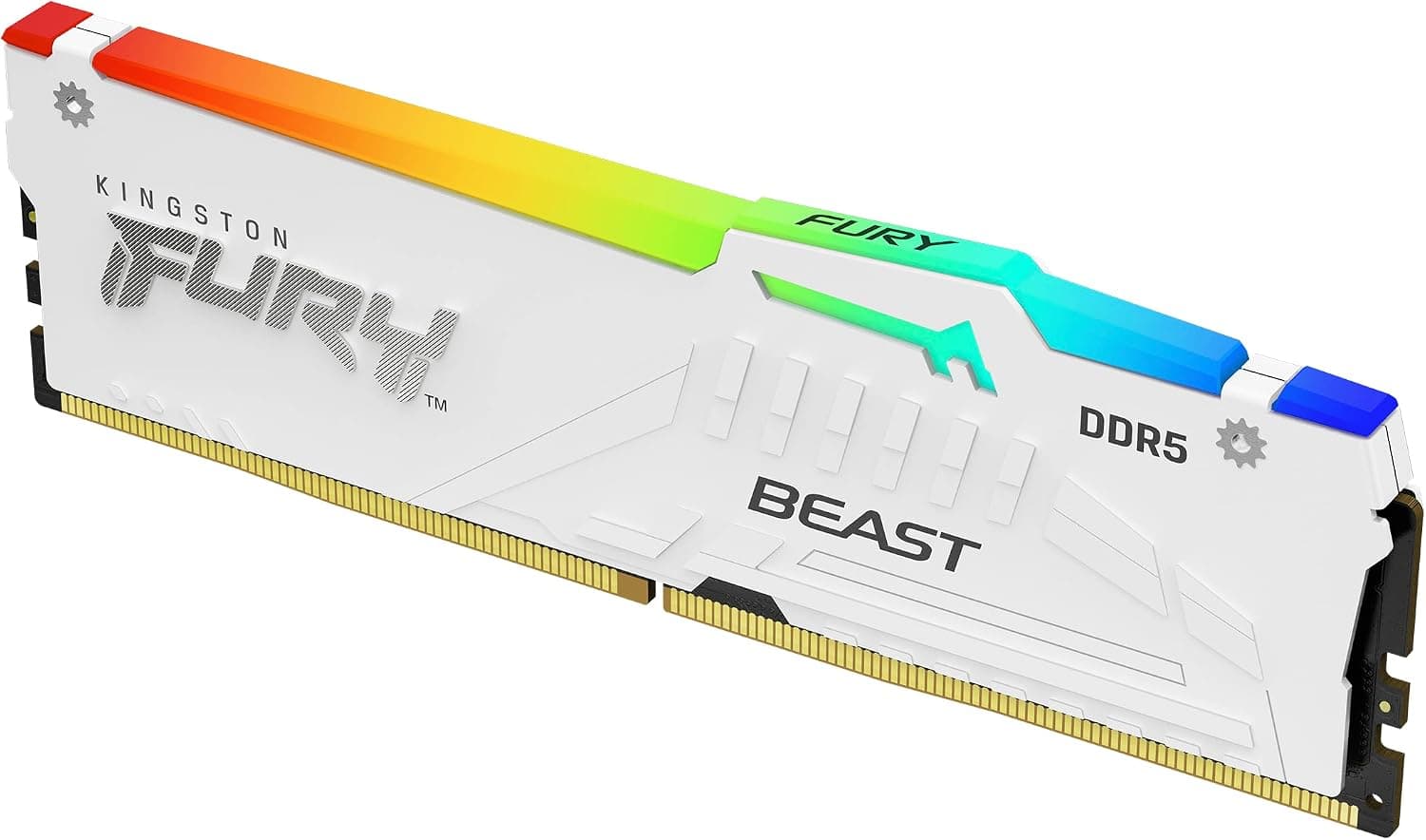 Kingston (キングストン) FURY Beast (フューリービースト) ホワイト RGB XMP 64GB 5600MT