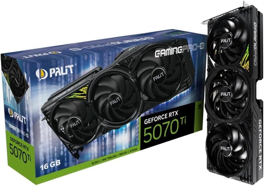 Palit GeForce RTX 5070 Ti GamingPro-S。