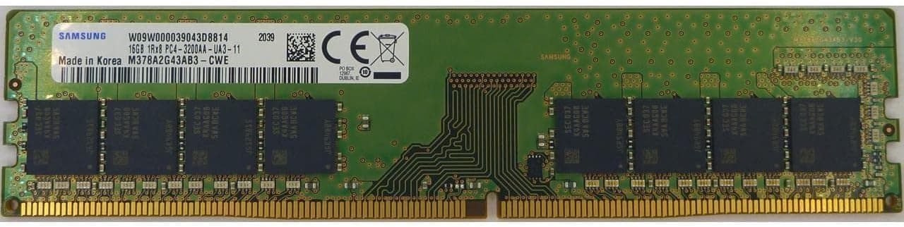 Samsung 16GB DDR4 SDRAM メモリーモジュール