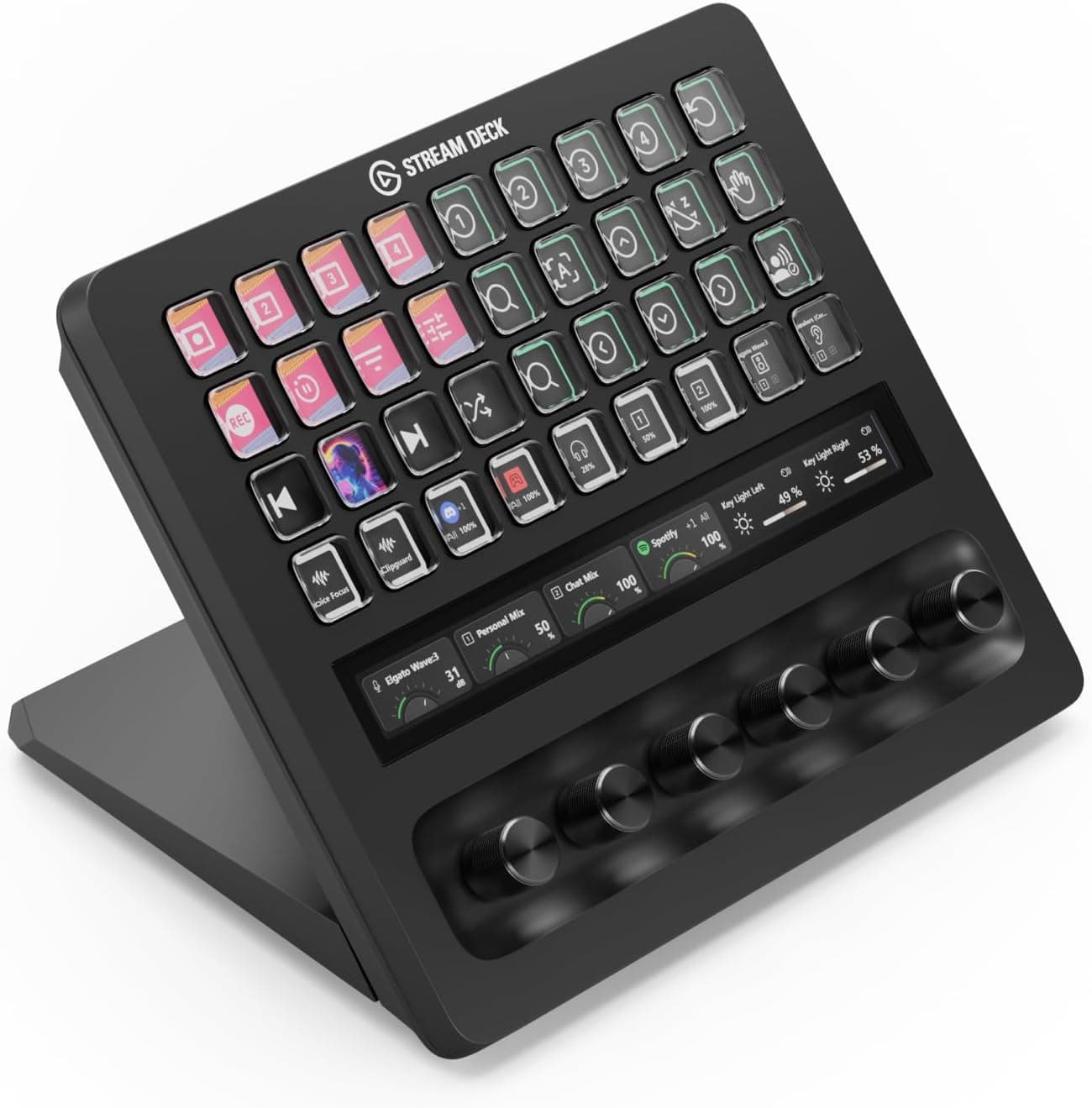Elgato Stream Deck + XL – プロフェッショナルシステムおよび制作向けのカスタマイズ可能なコントロールプラットフォーム（マクロキー