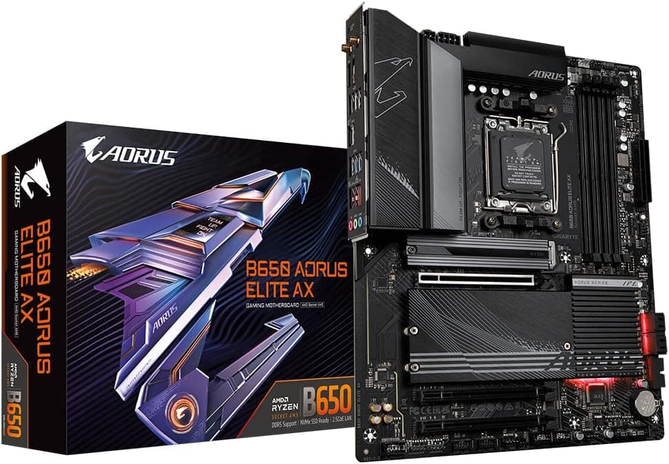 Gigabyte B650 Aorus Elite AX 1.0 AMD B650 ソケット AM5 ATX DDR5-SDRAM マザーボード