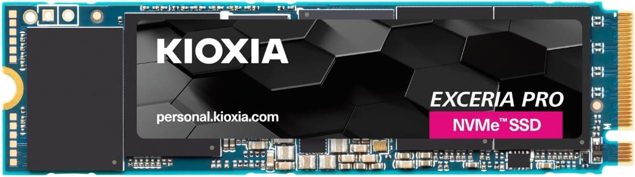 KIOXIA EXCERIA PRO NVMe SSD M.2 2280 フォームファクター 1TB 7300MB