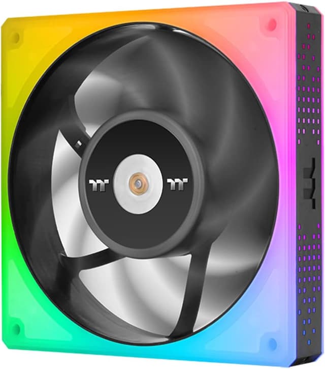 Thermaltake TOUGHFAN 14 RGB ラジエーターファン 3個パック 1680万RGB照明最大風量 107CFM CL-F136-PL14SW-A