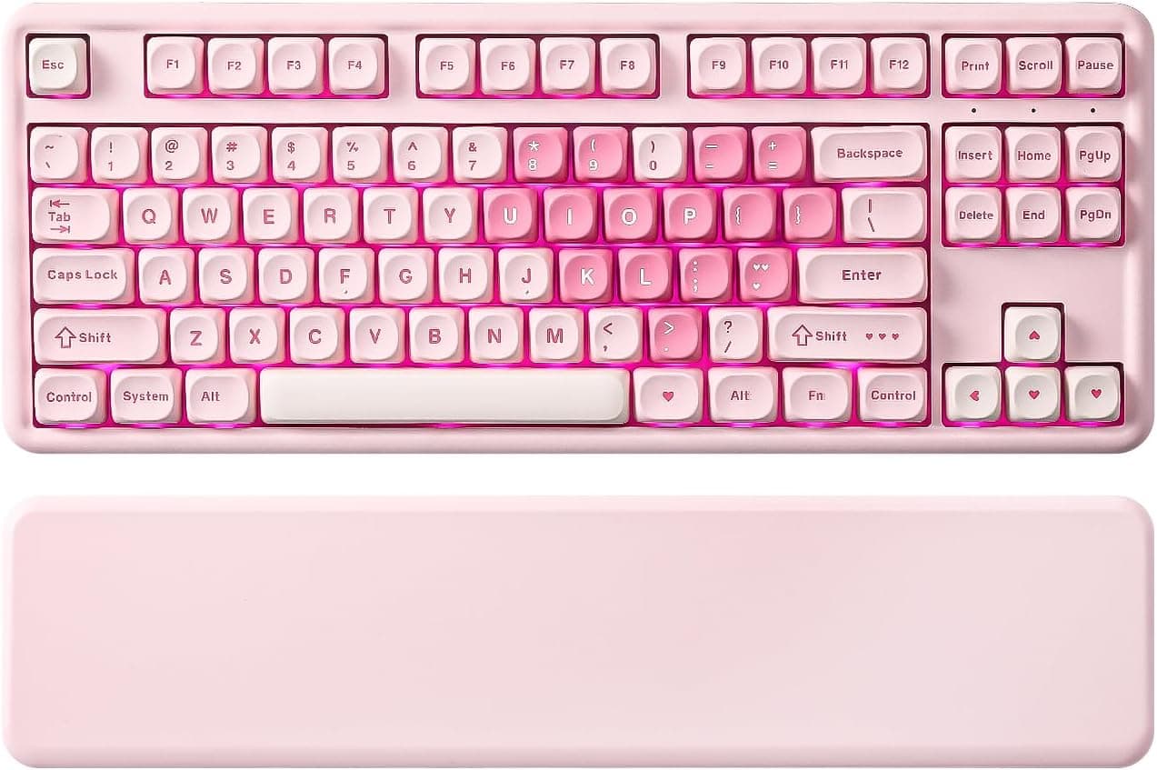 YUNZII B87 ワイヤレスメカニカルキーボード ゲーミングキーボード BT5.0
