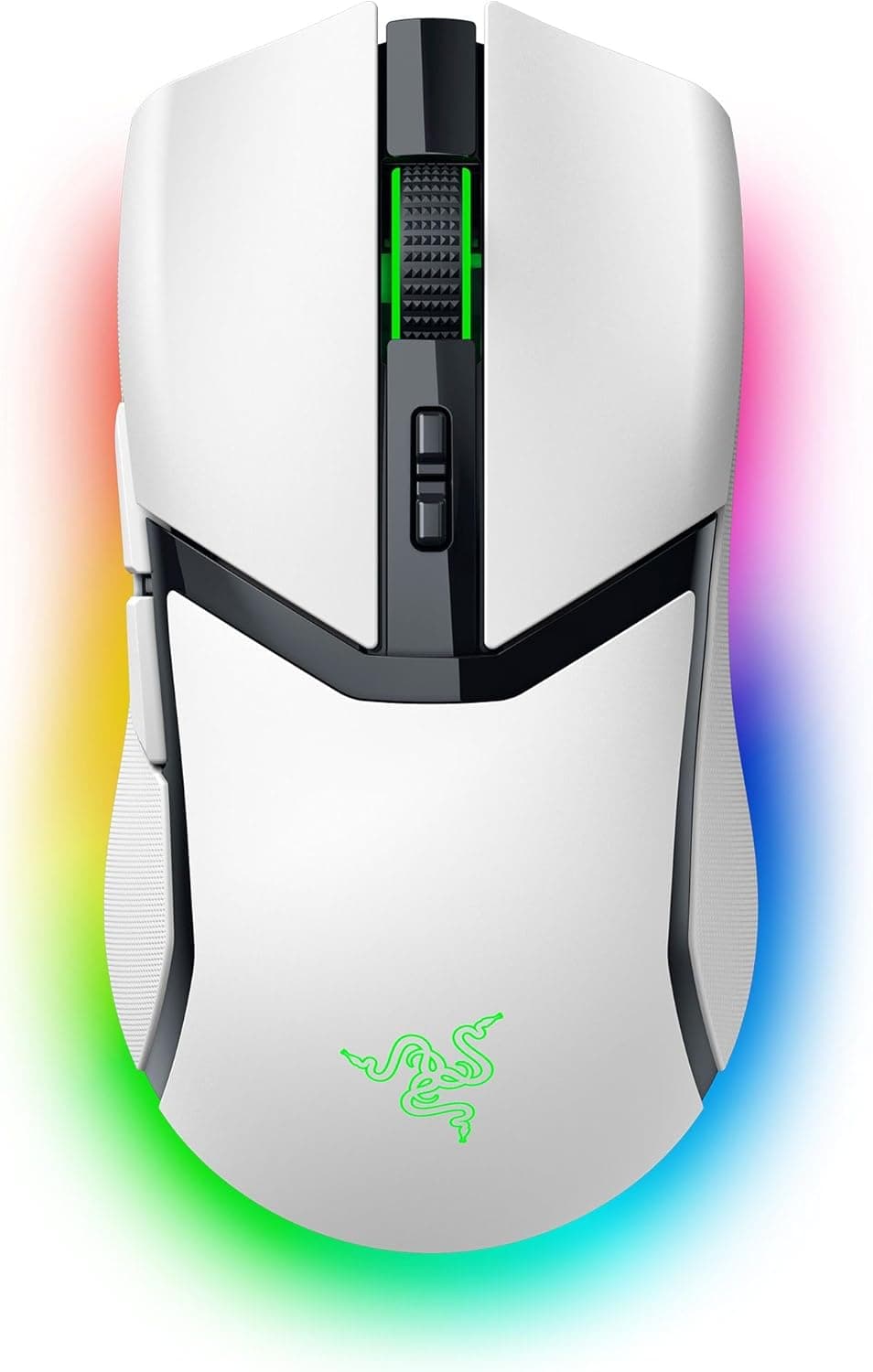 Razer レイザー Cobra Pro (White Edition) 没入感を高めるアンダーグローライティング搭載＆つかみ持ち