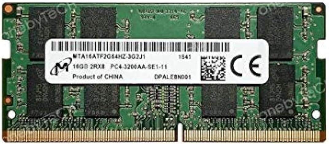 Micron 16GB 3200MHz SODIMM DDR4 メモリモジュール