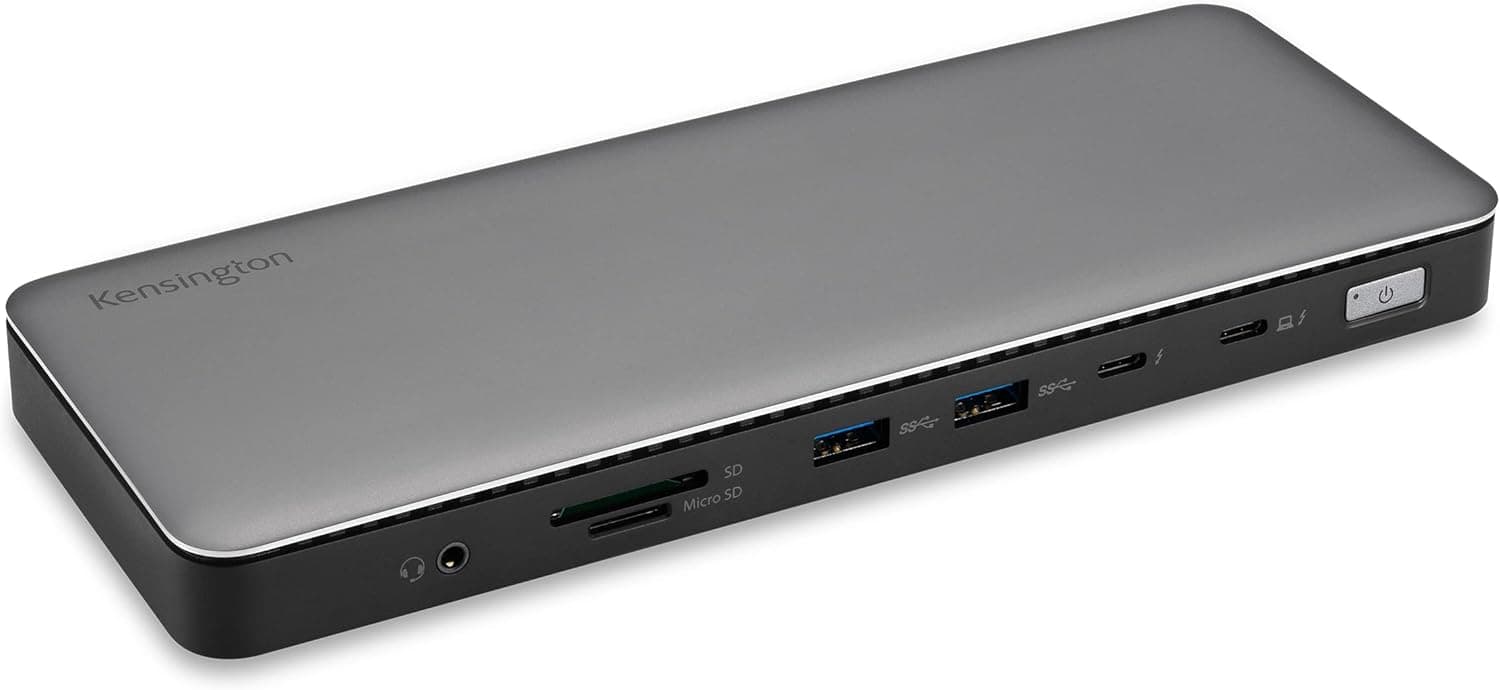 Kensington SD5760T Thunderbolt 4 デュアル 4K ドッキングステーション 100W PD HDMI×2 SD
