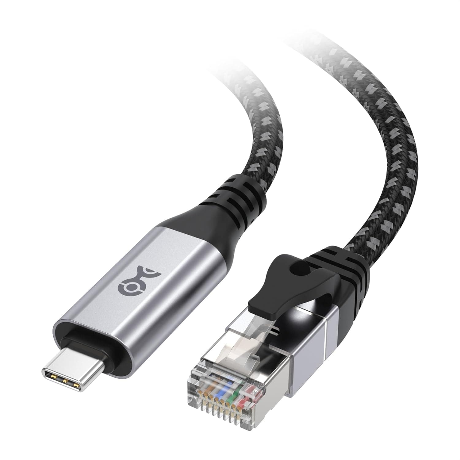 Cable Matters プラグアンドプレイ編組USB C - イーサネットケーブル - 3フィート