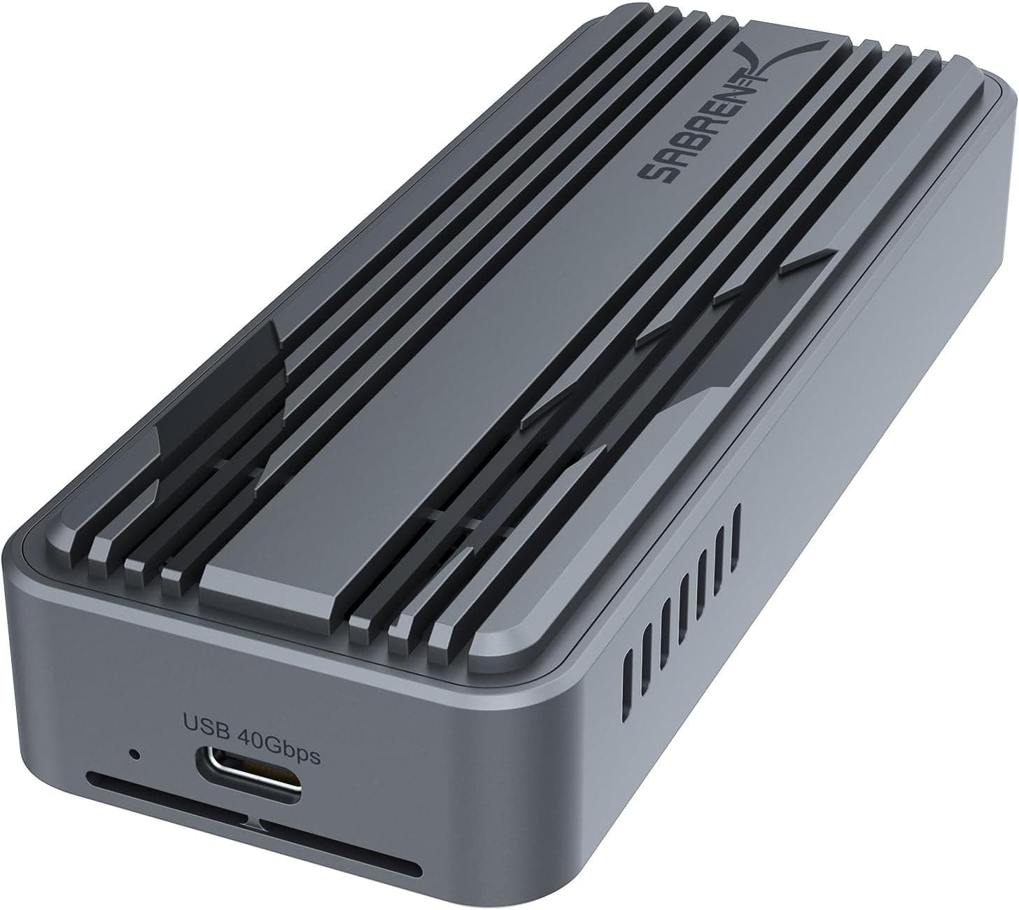 SABRENT USB4 NVMe SSDエンクロージャ – ツールフリー USB 4.0 M.2 PCIe 4.0 x4 外付けSSDケース 3900MB