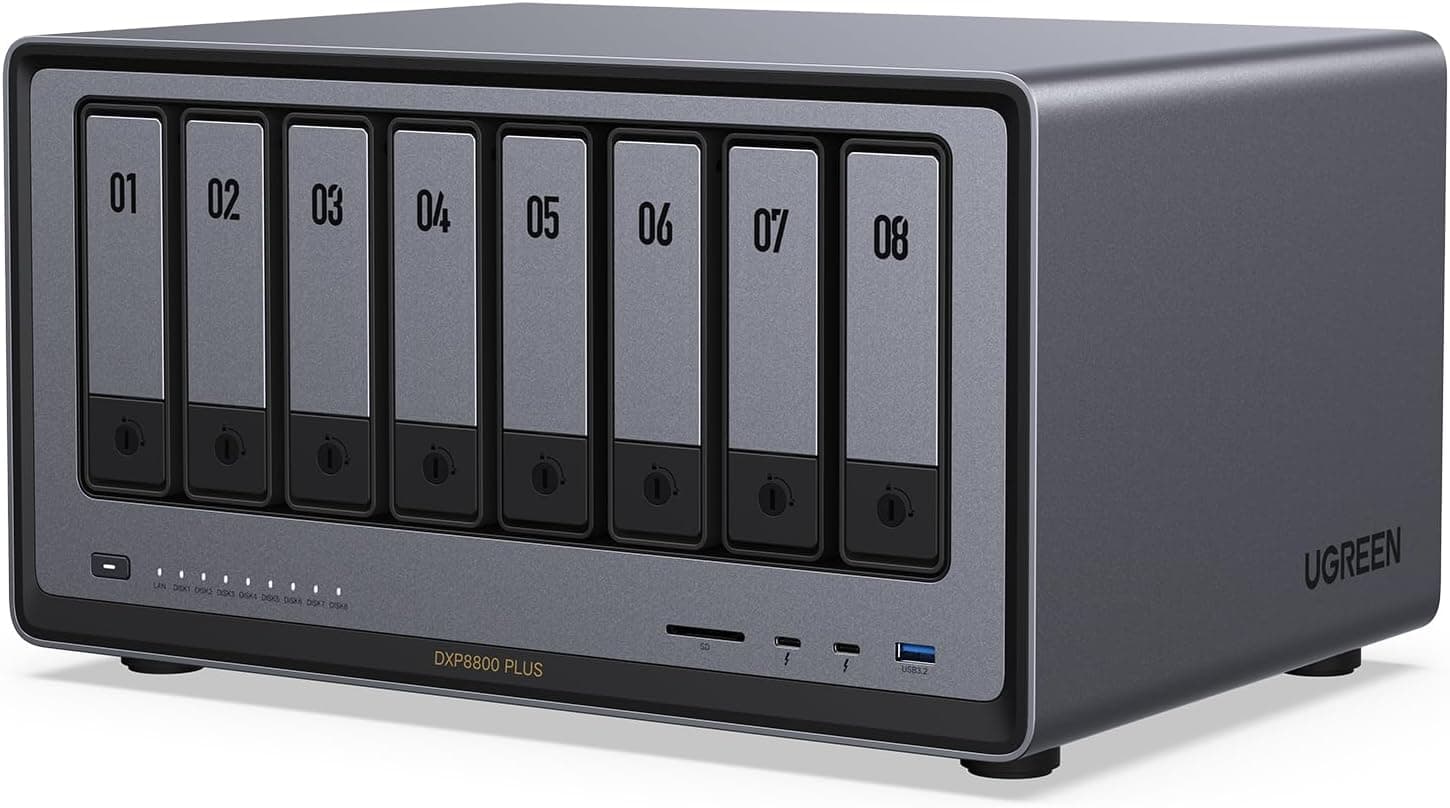 UGREEN NAS DXP8800 Plus 8ベイデスクトップ NASync