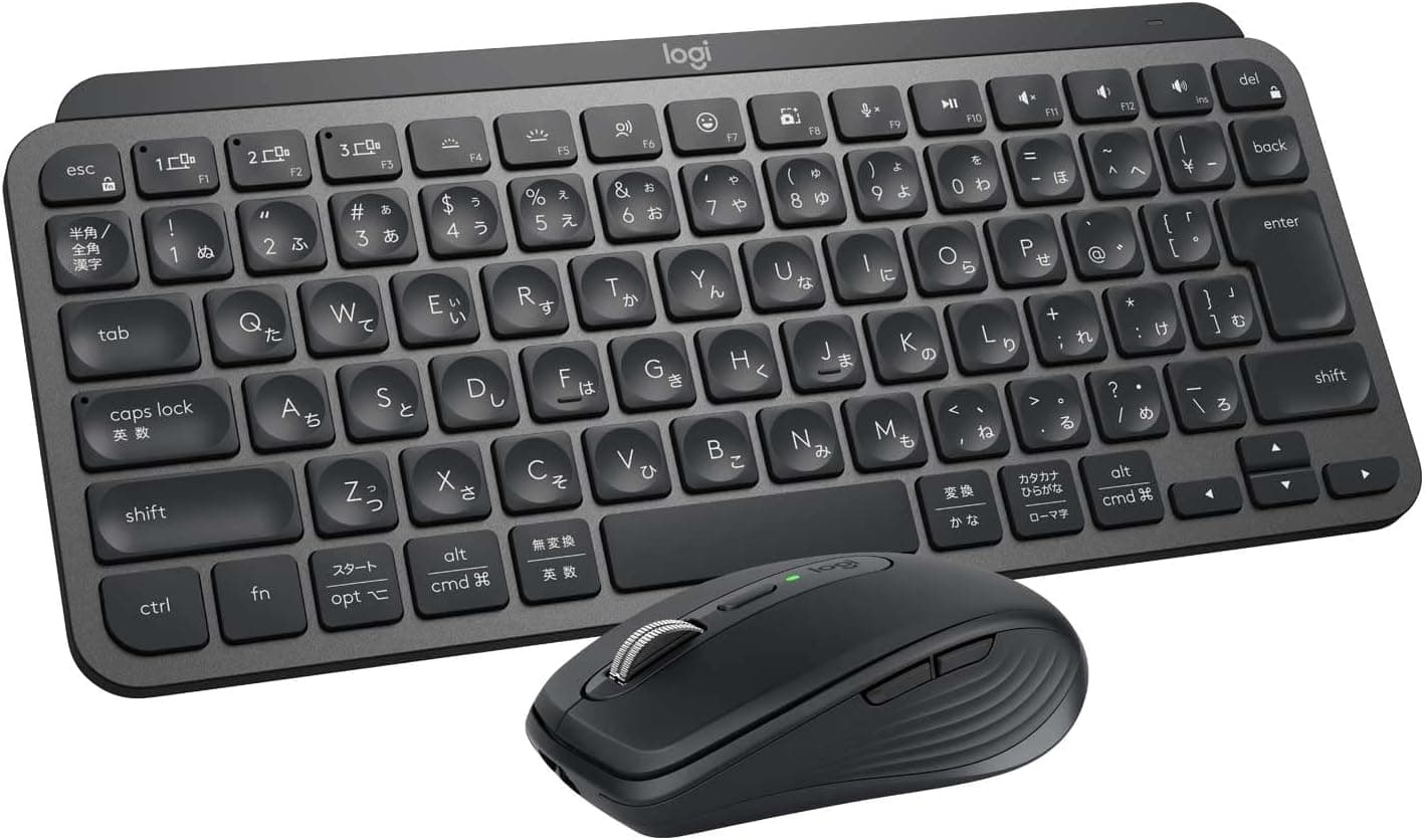 Logicool MK700MX MX KEYS mini コンボ for Business [ MX1700BGR + KX700BGR ] bluetooth logi bolt Unifying非対応国内正規品グラファイト