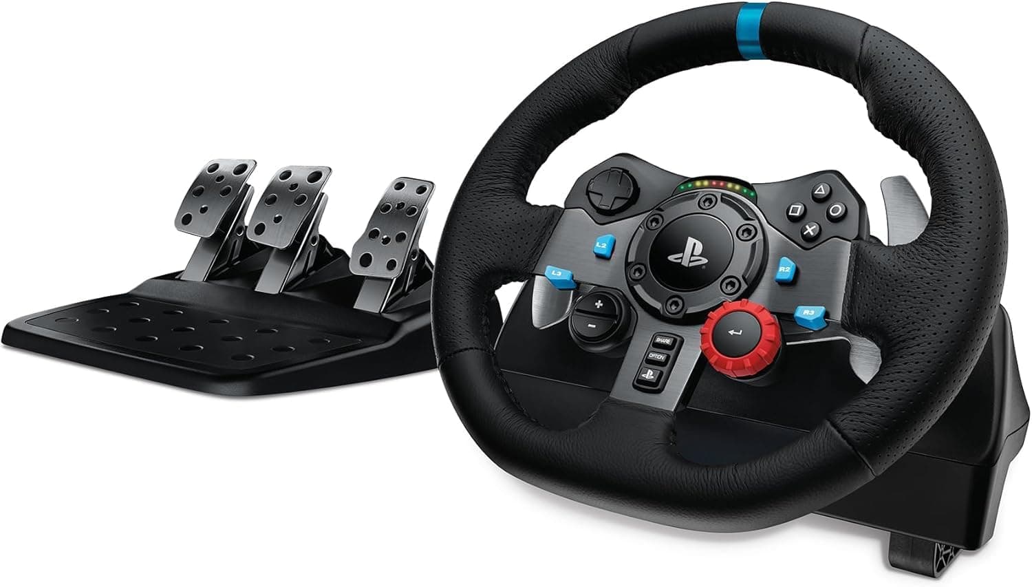 【限定】Logicool G ハンコンステアリングコントローラー G29 グランツーリスモ7 Forza Horizon 6 PS5 PS4 PC レーシングゲームハンドルドライビングフォース LPRC-15000d 国内正規品 ※限定壁紙ダウンロード付き