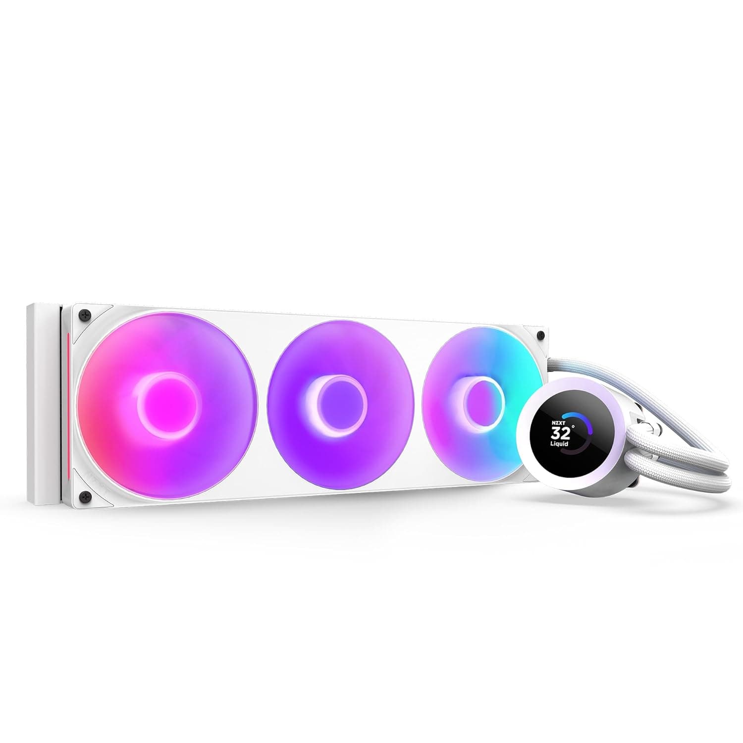NZXT Kraken Plus 360 RGB v2 White 簡易水冷CPUクーラー ホワイト RL-KR360-W2 FN2488