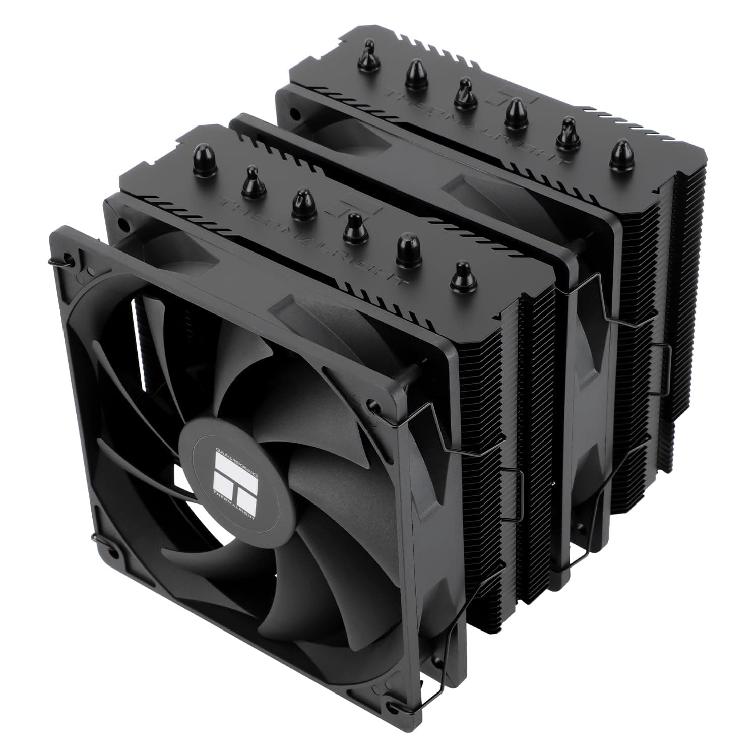 Thermalright Peerless Assassin 120 SE ブラック CPUエアクーラー 6本のヒートパイプデュアルTL-C12C PWMファン 155mm 高CPU冷却 AM4