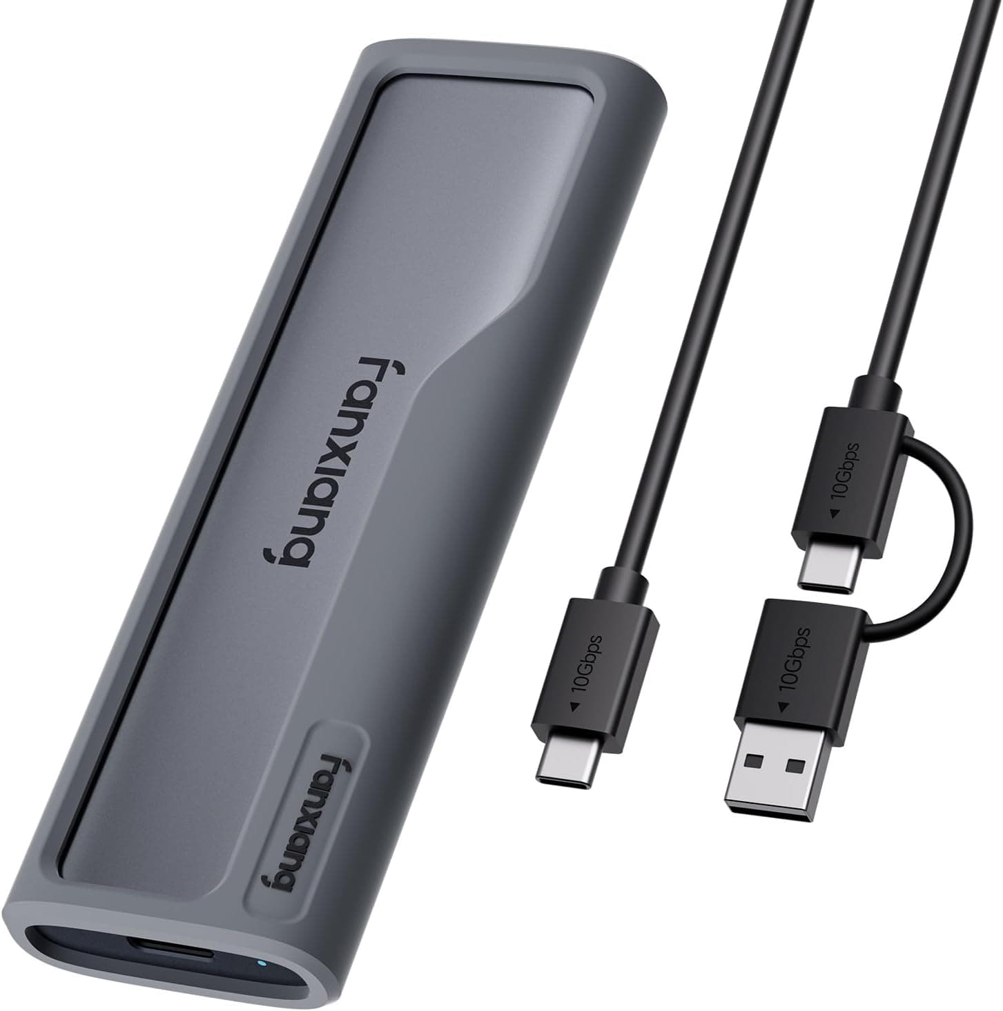 Fanxiang 外付けSSD 2TB【耐衝撃シリコンカバー付き】最大1000MB