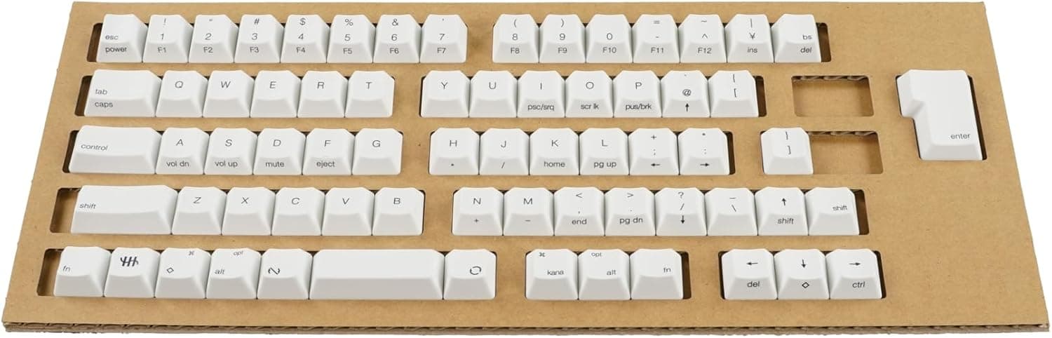 PFU HHKB Professionalシリーズキートップセット日本語配列中央印字雪 PD-KB420KTYC