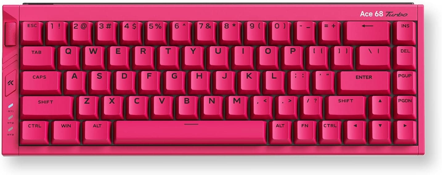 MCHOSE Ace 68 ターボホール効果ゲーミングキーボード CNCアルミニウム65% ラピッドトリガー 16K