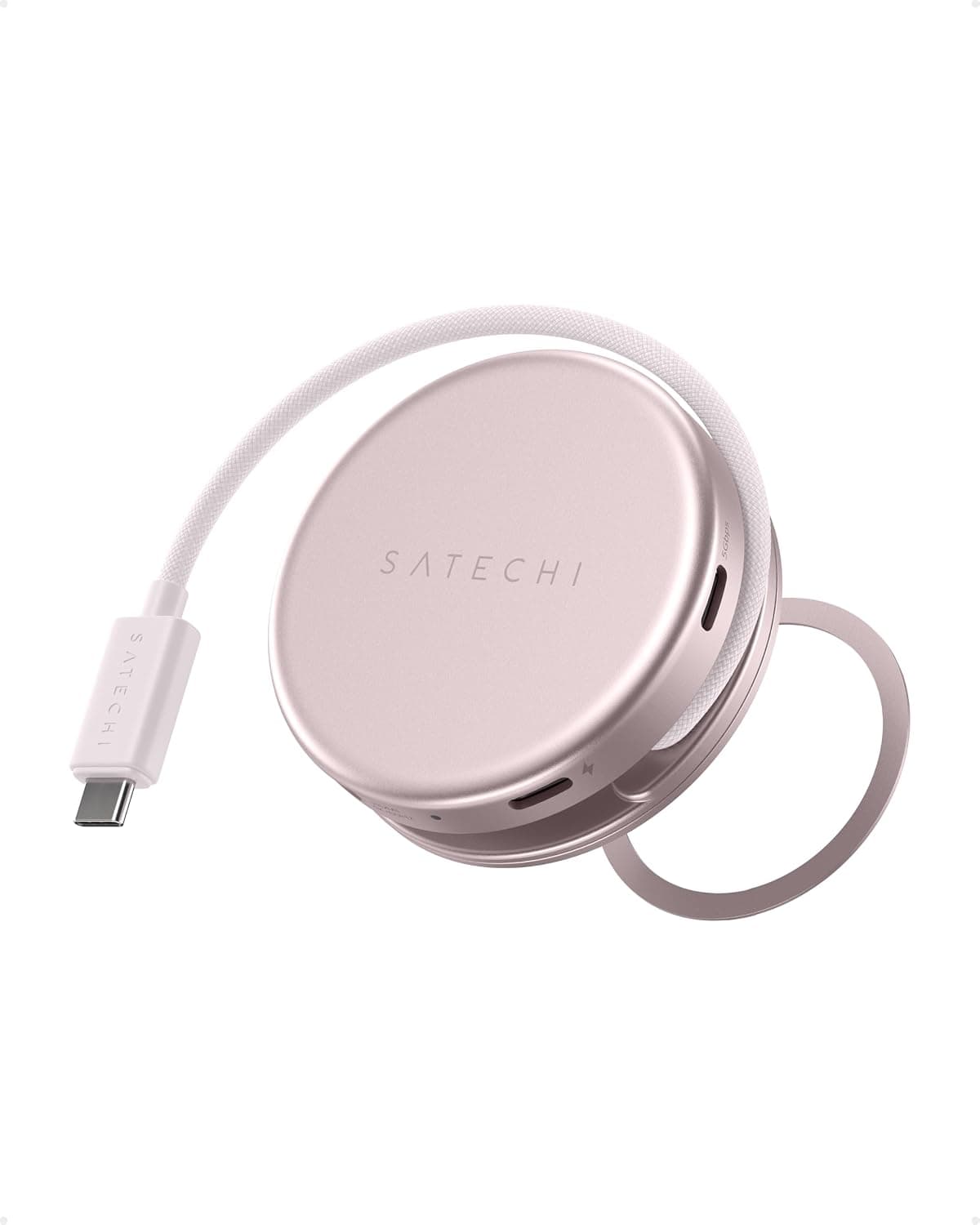 Satechi OntheGo 5-in-1 USB-Cハブ 4K@60Hz HDMI SDカードリーダー ブラッシュ