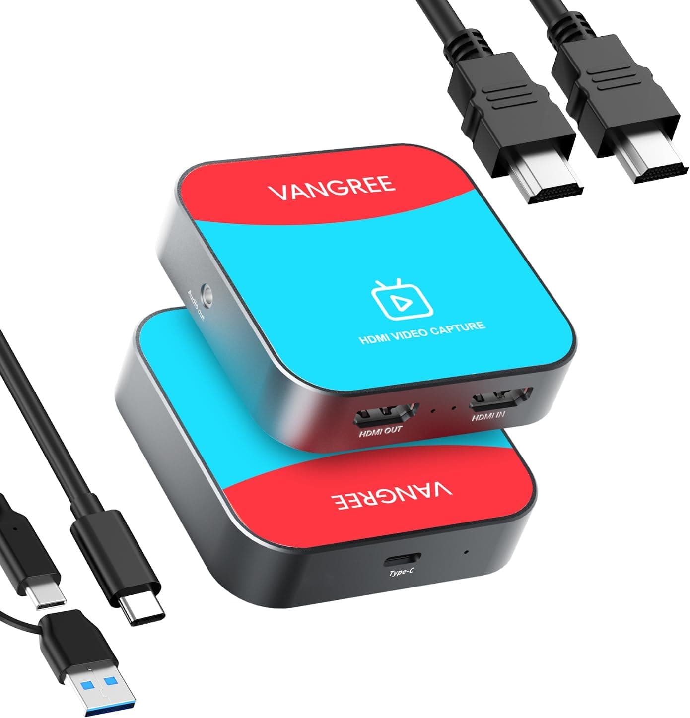VANGREE 4K HDMIキャプチャカード Nintendo スイッチ用低遅延 4K@30Hz