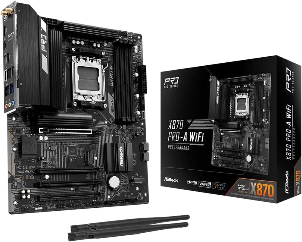 ASRock マザーボード X870 Pro-A WiFi AMD Ryzen 9000