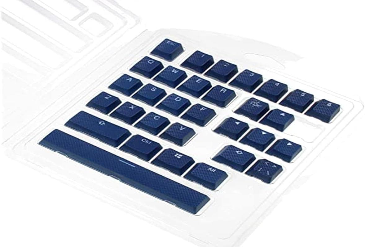 Ducky KeyCaps 31セットゴム製ダブルショットバックライト Ducky KeyboardまたはMX対応 31キーキャップセットネイビーブルー