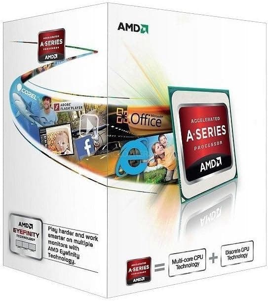 AMD A-Series A10 5700 ソケットFM2 TDP 65W 3.4GHz×4 GPU HD7660D AD5700OKHJBOX