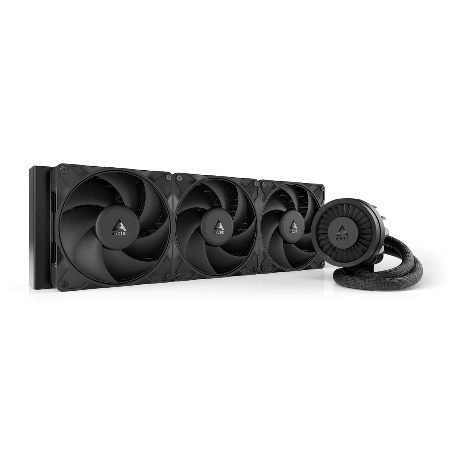 ARCTIC Liquid Freezer III Pro 420 オールインワン（AIO）CPU水冷クーラー 140mm ファン ×3 38mm ラジエーター PWM ポンプ VRM ファン搭載対応ソケット：AMD AM5
