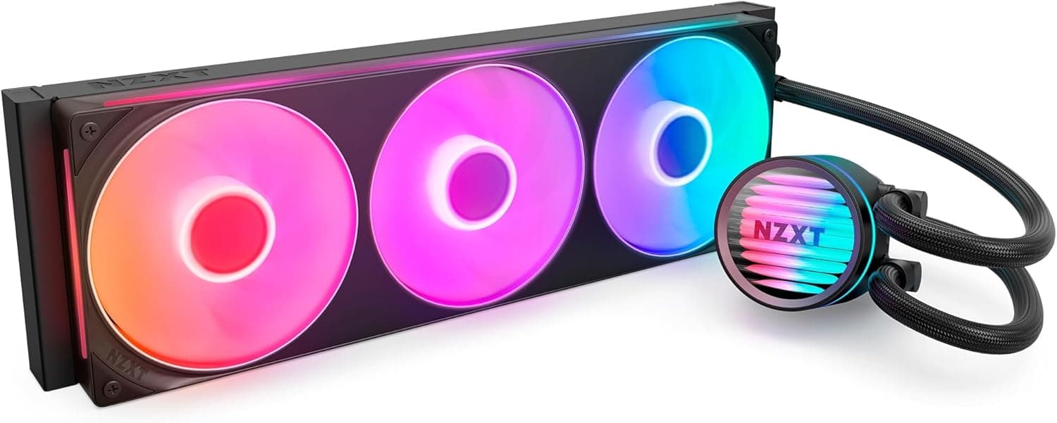 NZXT Kraken Core 360 RGB 360mm 簡易水冷CPUクーラー ブラック RL-KR36C-B1 FN2481