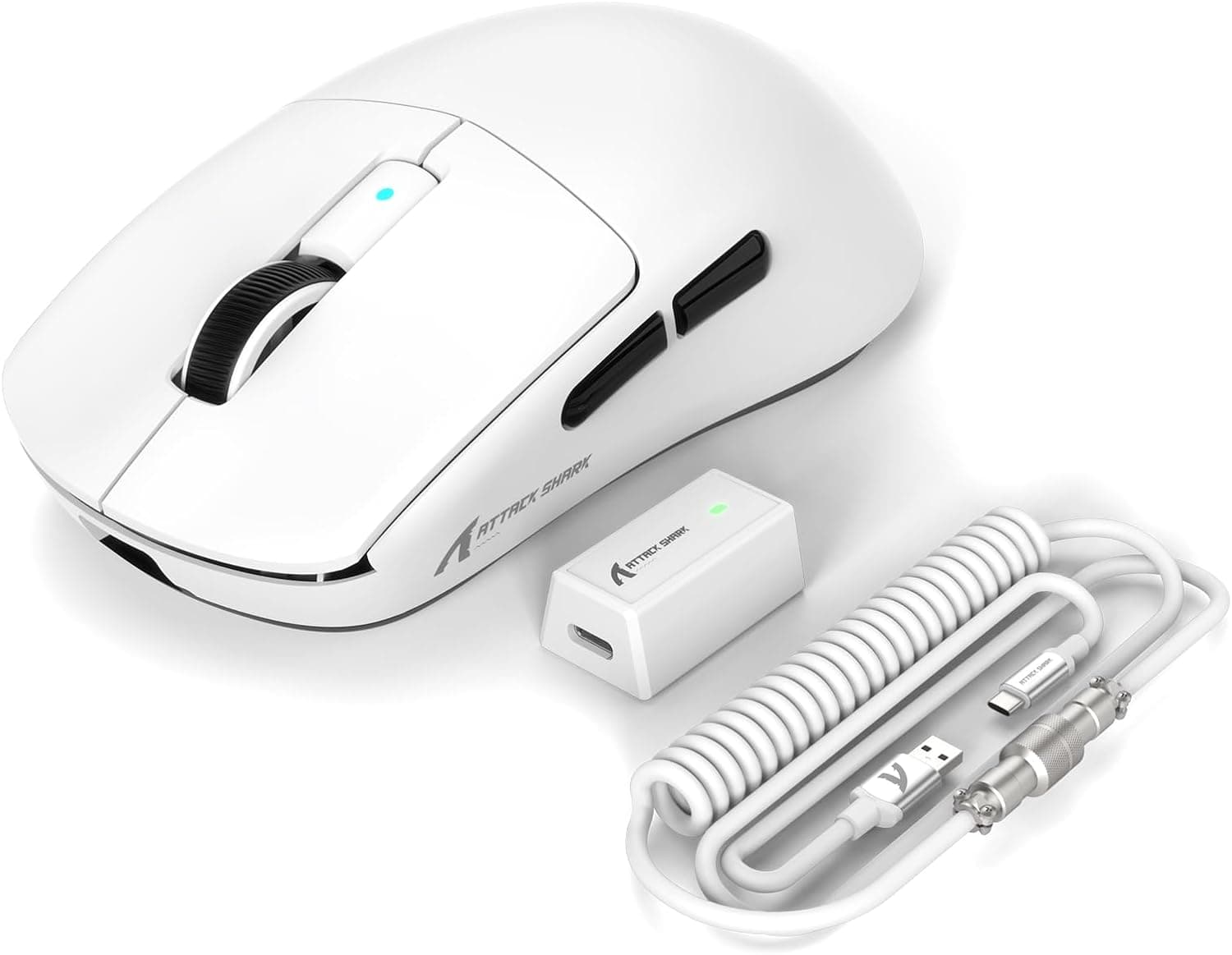ATTACK SHARK (アタックシャーク) R6PRO 39g 超軽量ワイヤレスゲーミングマウス PixArt PAW3950MAX 42000 DPI MCU Nodic 52840 コンピューターマウス 8KポーリングレートWebドライバー BT