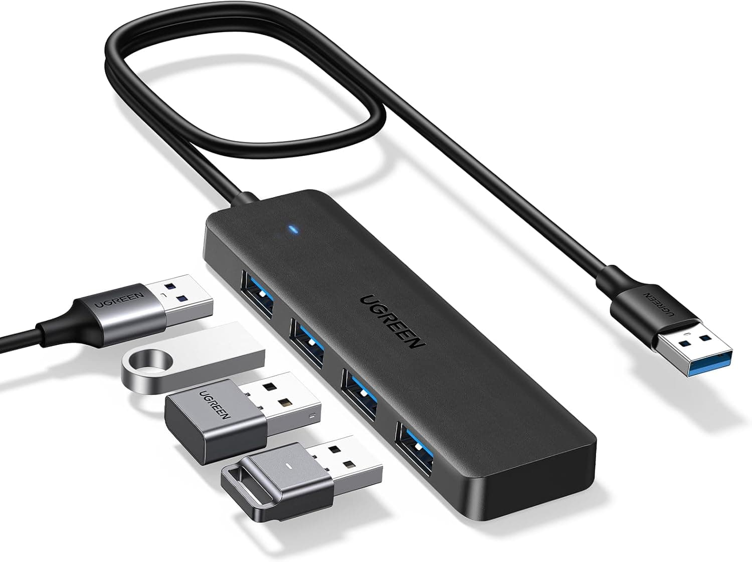 UGREEN USB3.0ハブ 4ポート USB Aハブ