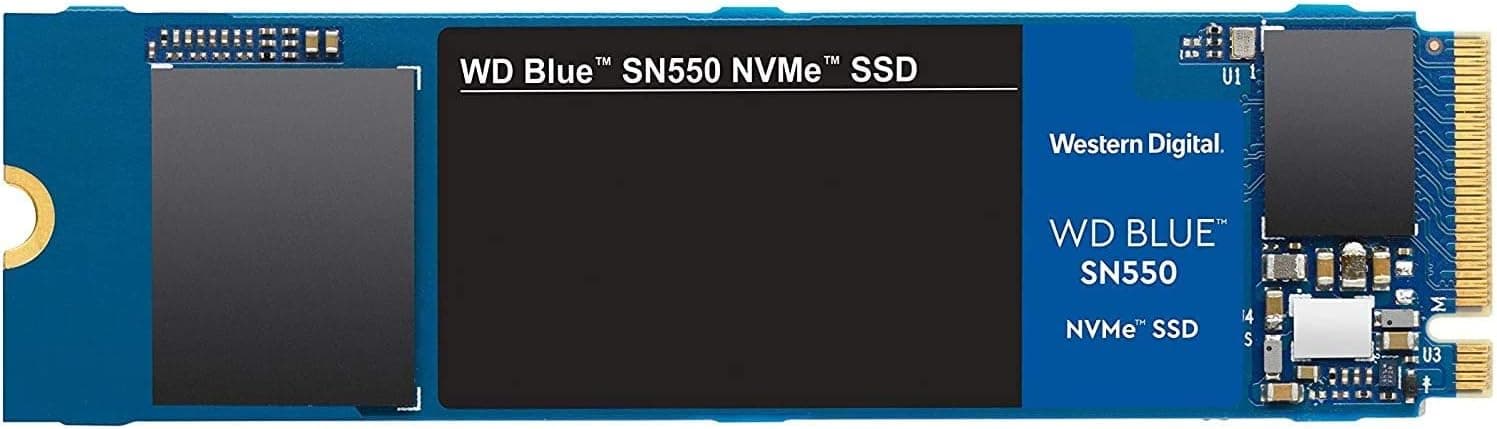 WDS100T2B0C [WD Blue SN550 NVMe SSD（1TB M.2(2280) PCIe Gen3 x4 NVMe 600TBW 5年保証）]