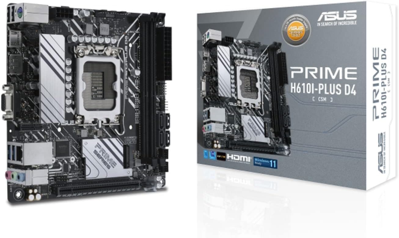Asustek Computer PRIME H610I-PLUS D4-CSM。