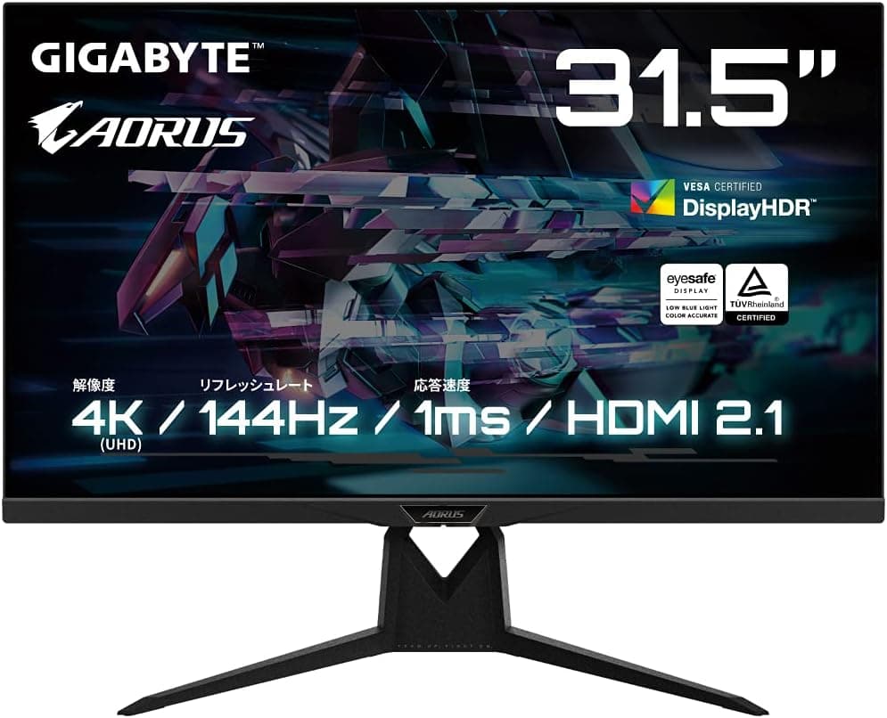 ゲーミングモニター GIGABYTE AORUS FI32U Gaming Monitor(31.5型