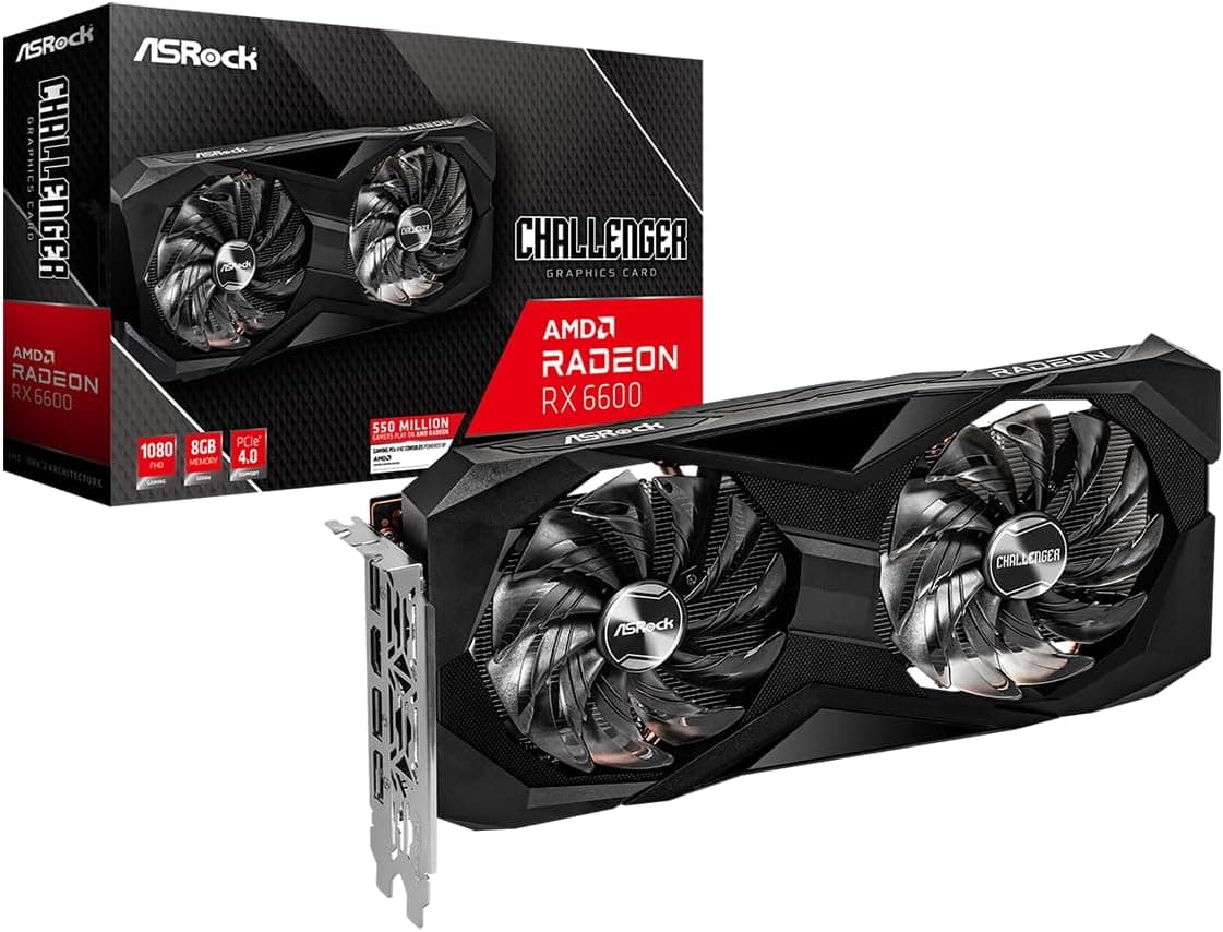 ASRock グラフィックボード AMD Radeon RX6600 GDDR6 8GB 搭載モデル 【国内正規代理店品】 RX6600 CLD 8G
