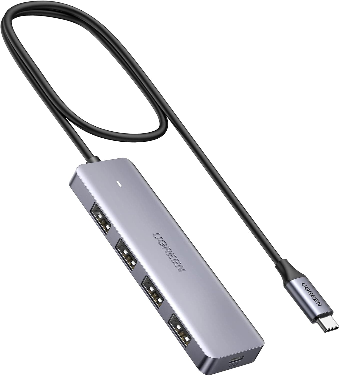 UGREEN USB-Cハブ 4ポート Type-C USB3.0拡張 60cmケーブル
