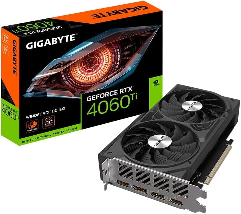 Gigabyte GeForce RTX 4060 Ti WINDFORCE OC 16G グラフィックスカード - 16GB GDDR6