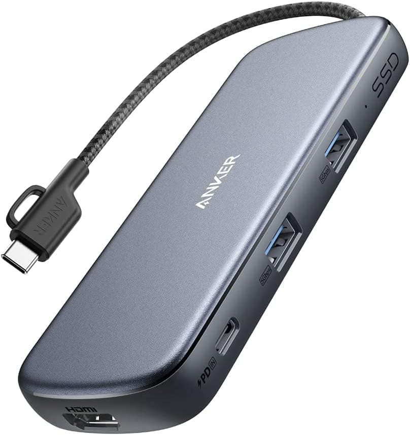 Anker PowerExpand 4-in-1 USB-C SSD ハブ（256GB）