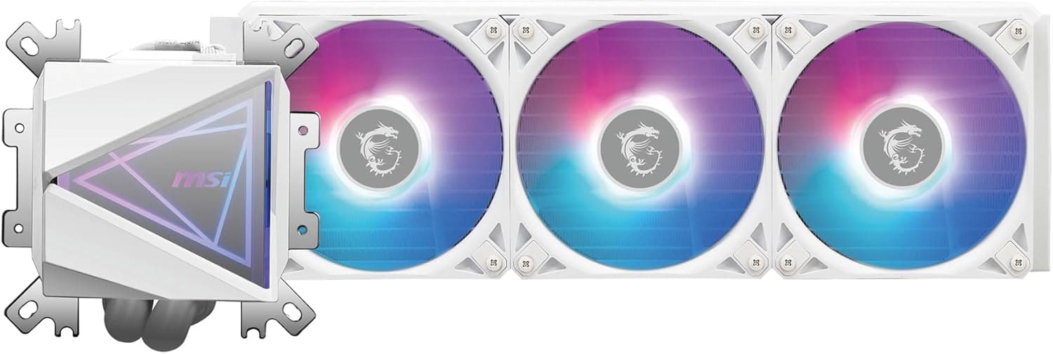 MSI MAG CORELIQUID I360 WHITE 360mm簡易水冷CPUクーラー ホワイト FN2490