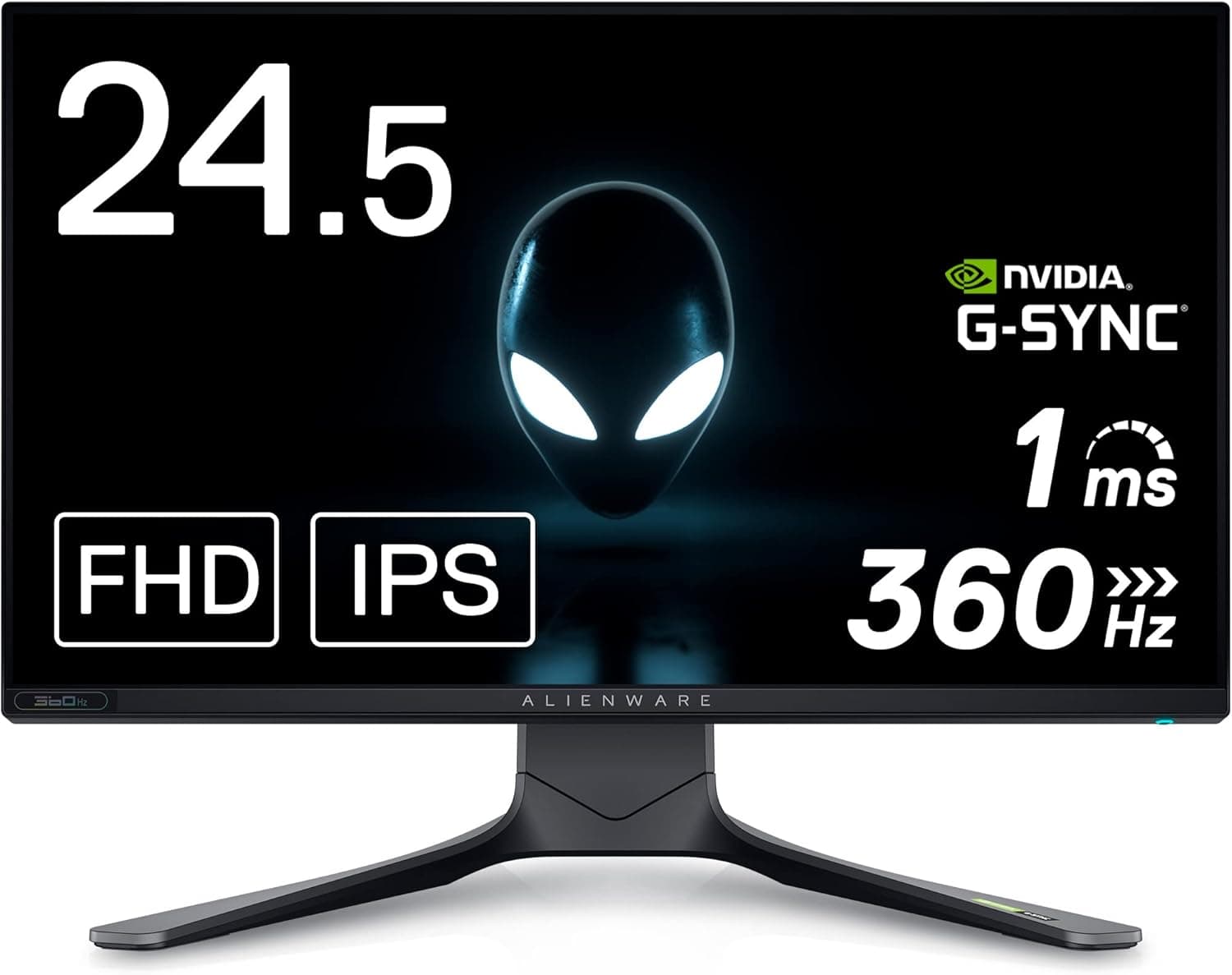 Dell ALIENWARE AW2521H 24.5インチ ゲーミングモニター (3年間無輝点交換保証