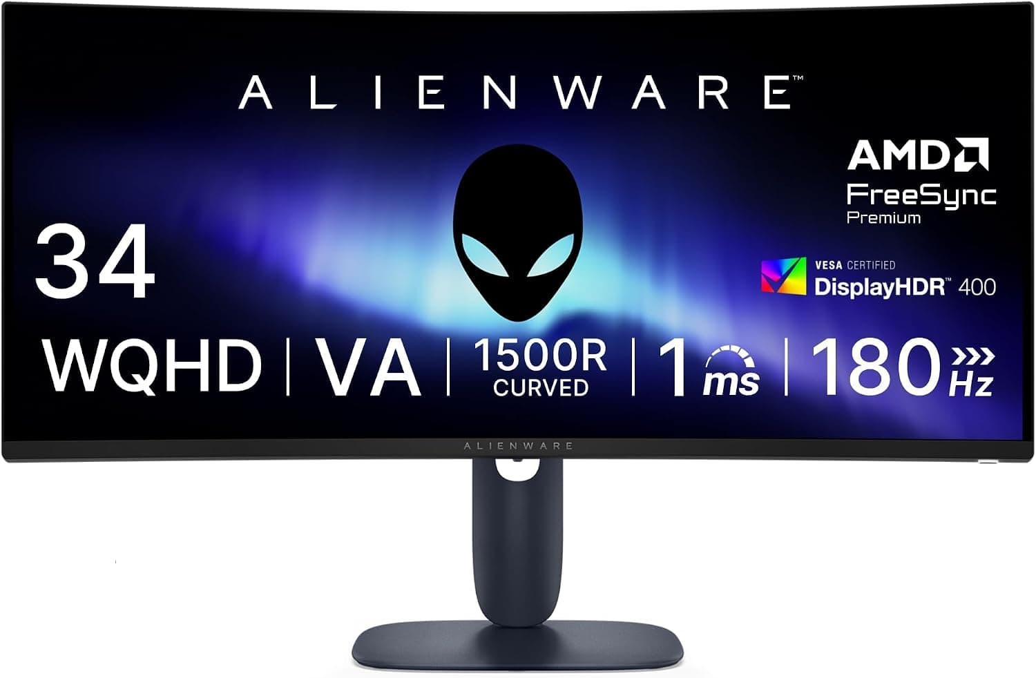 【限定】Dell AW3425DWM-A 34インチ 曲面 Alienware ゲーミングモニター(無輝点5年保証