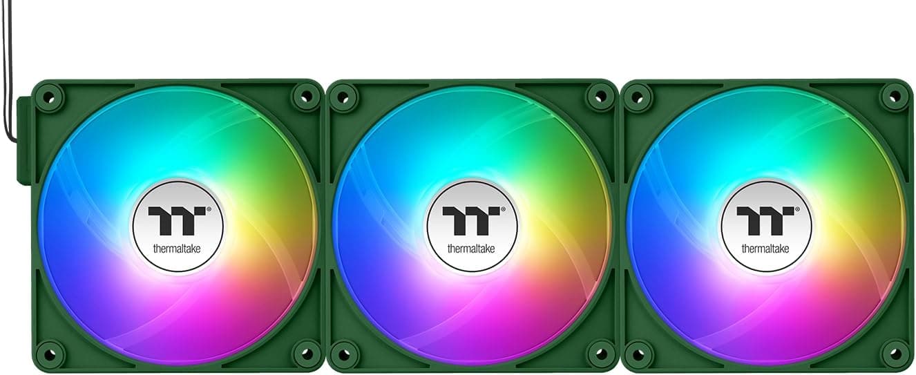 【限定】Thermaltake CT140 Reverse EX ARGB Sync 140mm PCケースファン 3ファンパック -Racing Green- CL-F230-PL14RG-A FN2472