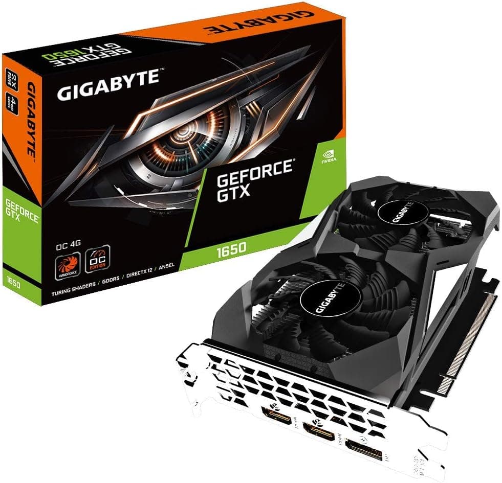 GIGABYTE NVIDIA GeForce GTX 1650 搭載グラフィックボード 4GB デュアルファン搭載OCモデル GV-N1650OC-4GD