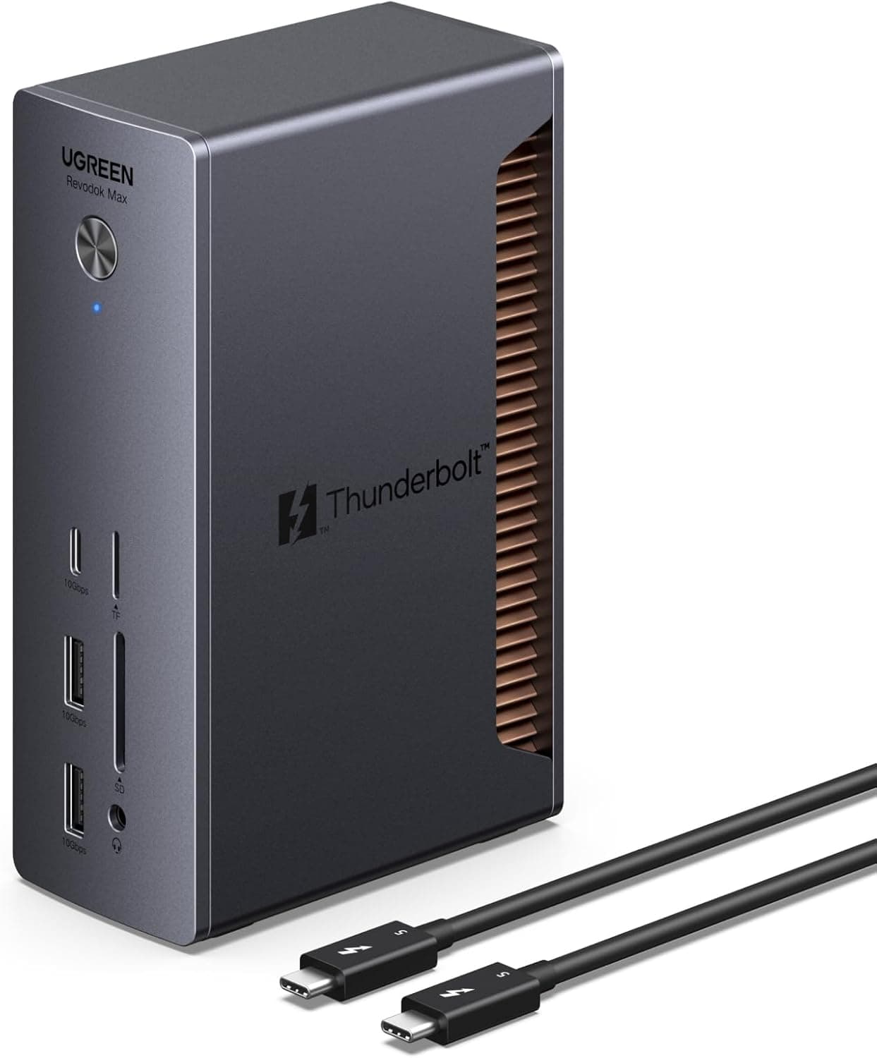 UGREEN Revodok 13in1 Thunderbolt5 ドッキングステーション TB5*3 最大3画面拡張 8K@60Hz 120Gbps高速転送 PD140W 2.5Gbpsイーサネット SD