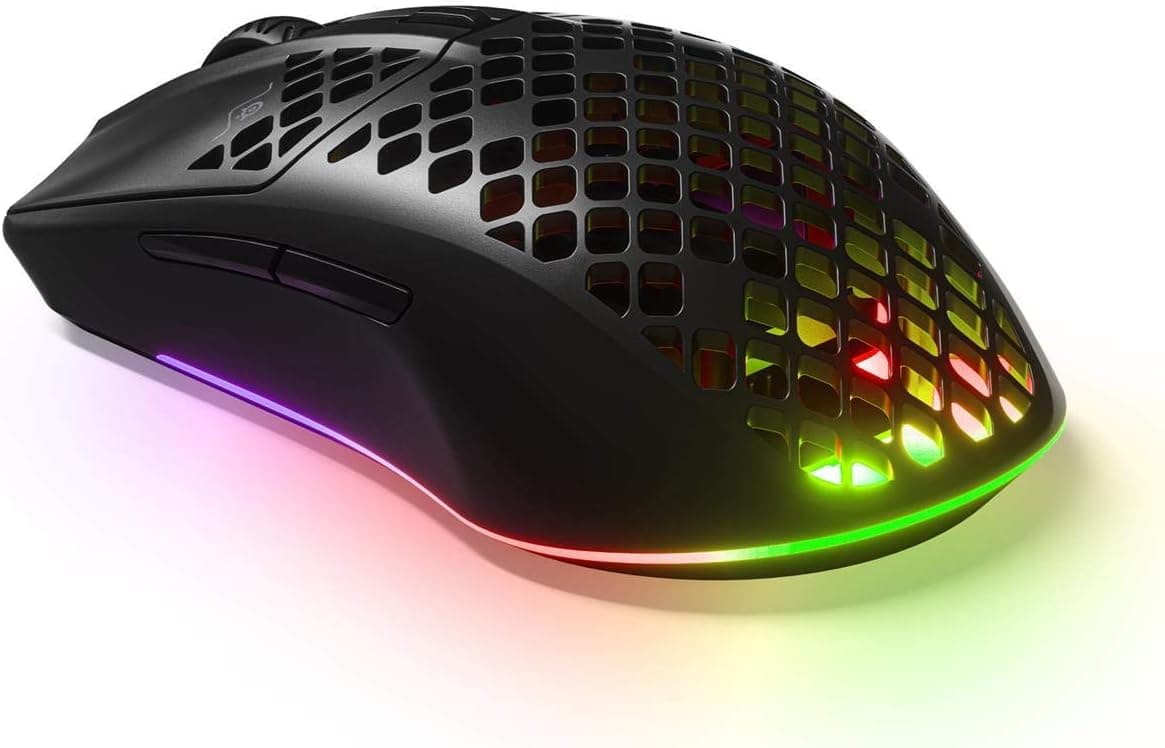 Steelseries Aerox 3 Wireless ゲーミングマウス無線超軽量66g Bluetooth 2.4GHz Quantum2.0ワイヤレスバッテリー200時間以上 RGB 国内未販売